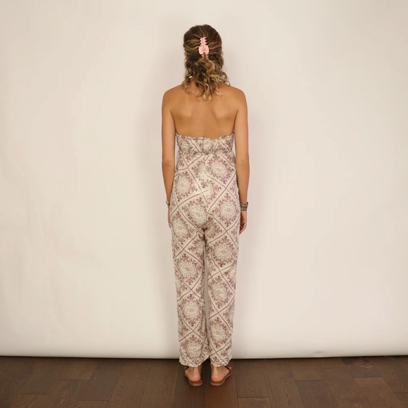 ETOILE ISABEL MARANT Summer Cotton Handkerchief Printed Jumpsuit - Size: 0 - Picture 4 of 8